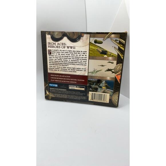 Iron Aces: Heroes of WWII PC CD-Rom 2007 Windows Game Sealed - Picture 2 of 4
